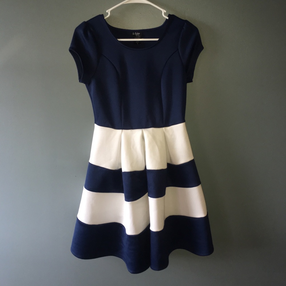 Short Striped Day Dress